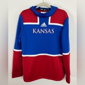 Adidas Kansas University Jayhawks Hoodie, Men’s Large